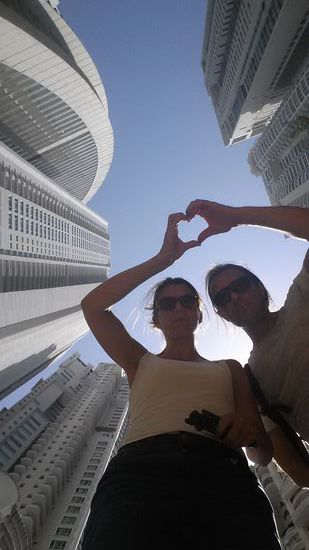 In der Hochhausschlucht