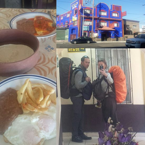 Frühstück, Hotel in Tijuana  und 2 Schildkröten !!