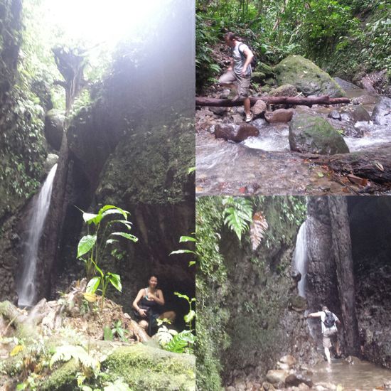 Auf dem Weg zum Wasserfall