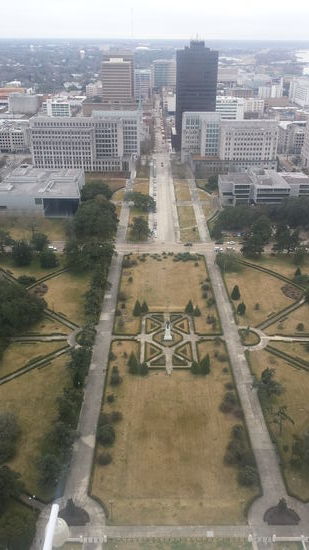 Die Aussicht von gaaanz oben