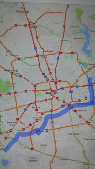 Der blaue Weg war in etwa der unsere �