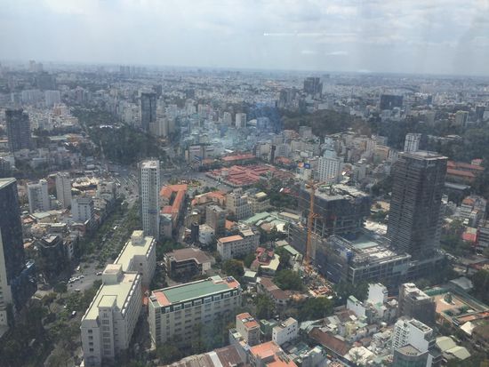 Blick vom Bintex Financial Tower