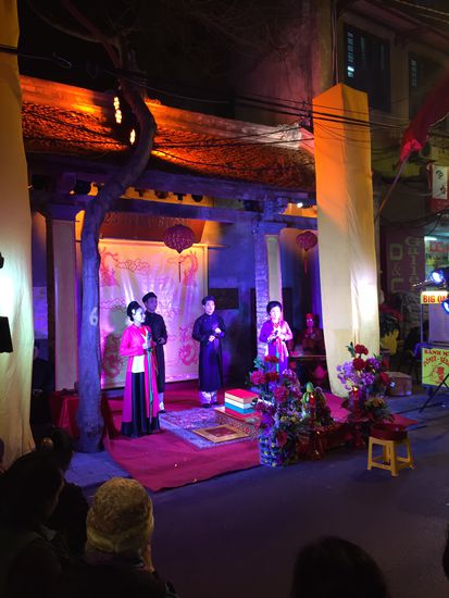 Straßenshow