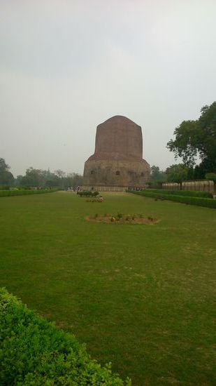 Gartenanlage und Stupa