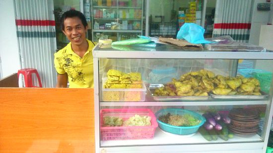 Unser Essensstand in Umalas, sehr freundliche Menschen!