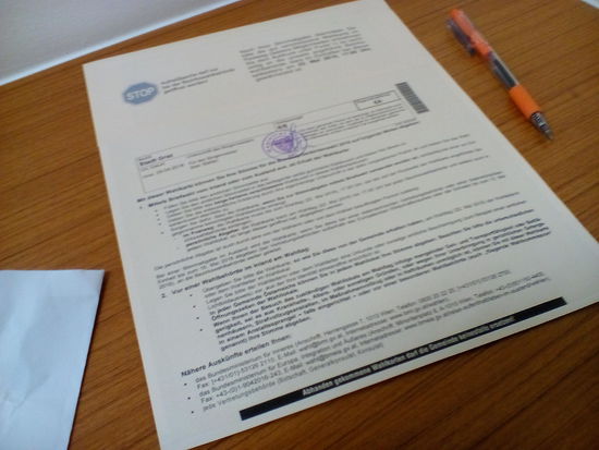 Briefwahl in der Botschaft in Bangkok