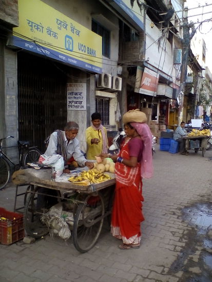 Straßenszene in Pathankot
