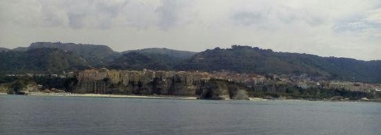 Tropea vom Boot aus gesehen