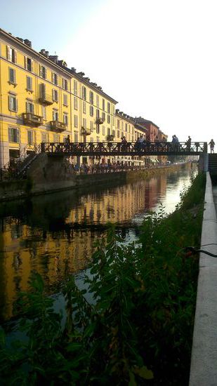 Spaziergang am Naviglio Grande