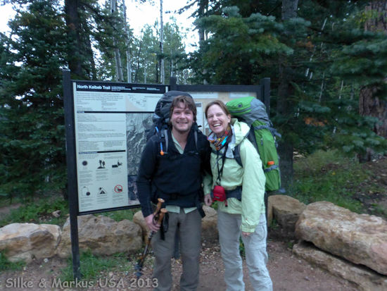 Starter Foto am North Kaibab Trailhead