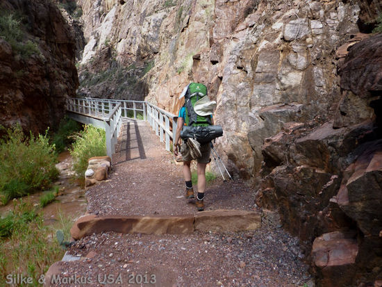 North Kaibab Trail, kurz vor The Box
