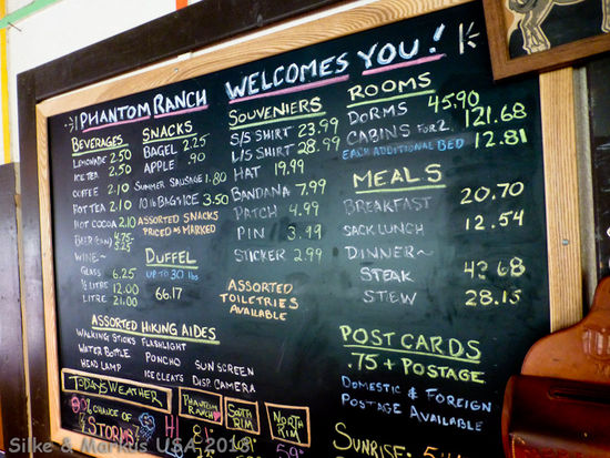 In der Canteen der Phantom Ranch