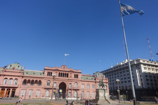 Casa Rosada, der Präsidentenpalast.
