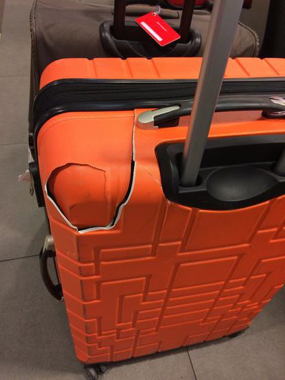 So kam mein Koffer in SIN an...