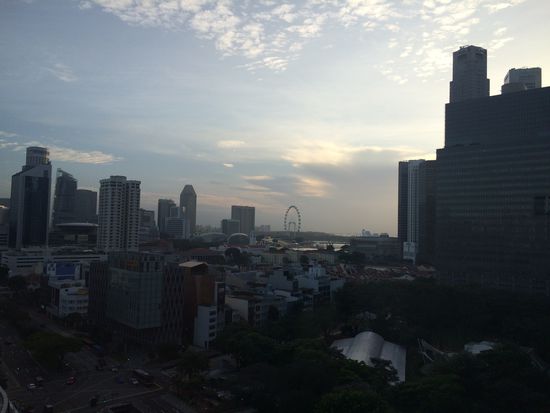 Blick aus unserem Hotelzimmer