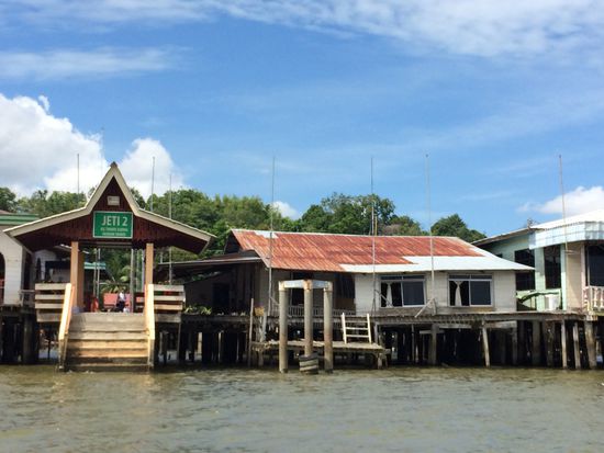 Jetty im Kampong Ayer