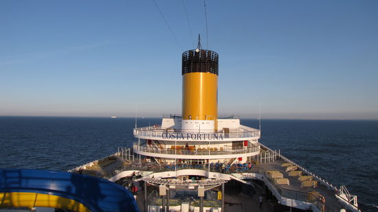 Abendstimmung an Bord