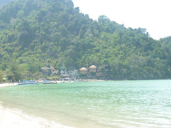 Die schöne Seite vom Loh Dalam Beach.