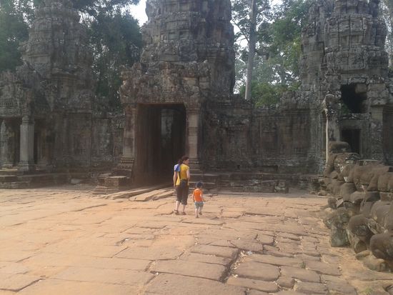 Am Eingang zum "Preah Khan"