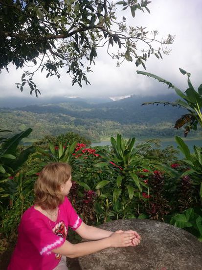 Aussicht auf den See Tamblingan
Kilátás a Tamblingan tóra