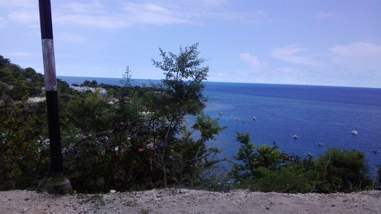 Schöne Aussicht auf dem Weg