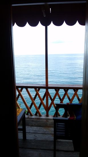 Ausblick aus unserem Bungalow