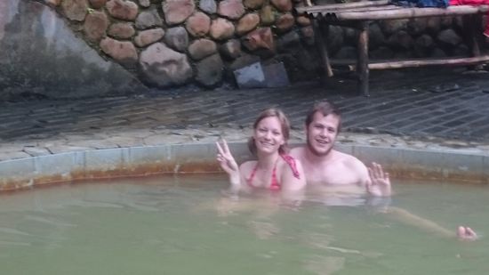 Heiße Quelle im Nationalpark
Termálmedence a Parkban