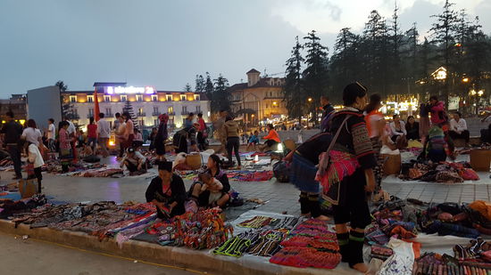 Markt der Black Hmong
