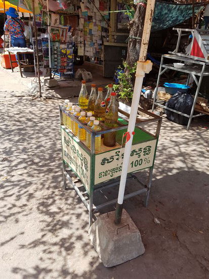 Tankstelle für Mopeds und TukTuks