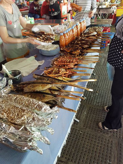 Und noch ein Fischstand