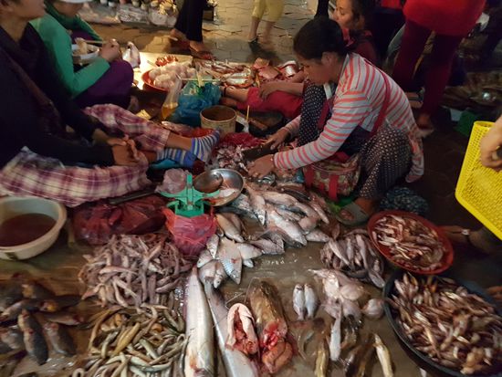 Fischverkauf am Old Market