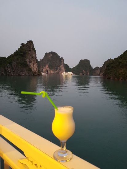 Nächtlicher Ankerplatz