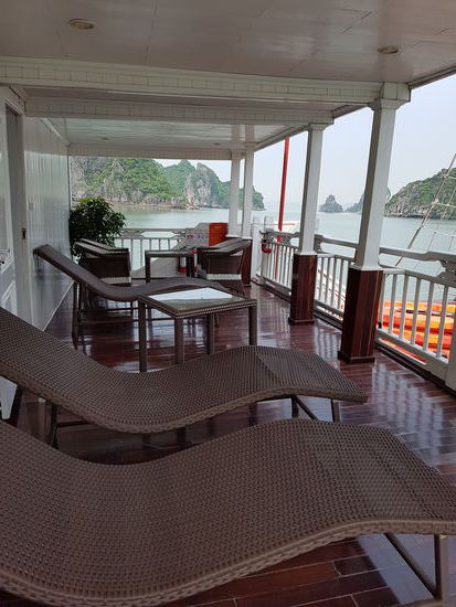 Der Blick von unserem Balkon war perfekt