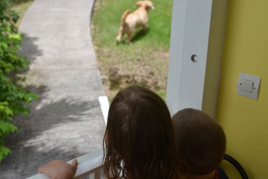 Die Kinder hatten Besuch von Caramel