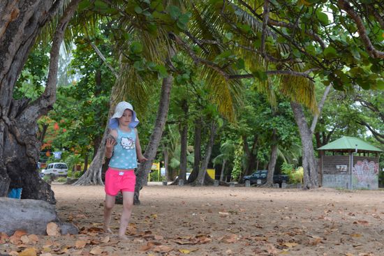 Spielen unter Palmen