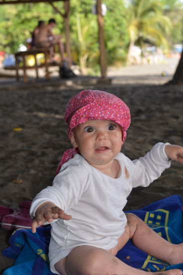 Marlene guck mal - schon wieder Sand!