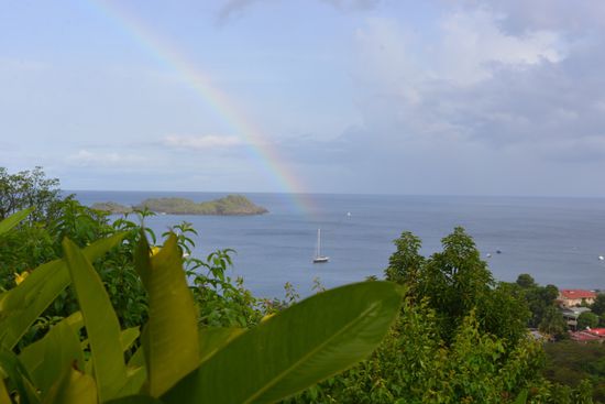 Der Regenbogen am Morgen
