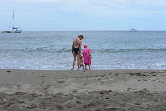 Die Mädels am Strand