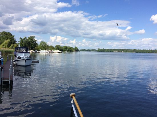 Blick auf dem Liegeplatz