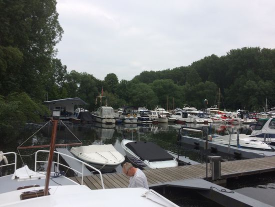 Drei Clubs haben hier ihre Stege