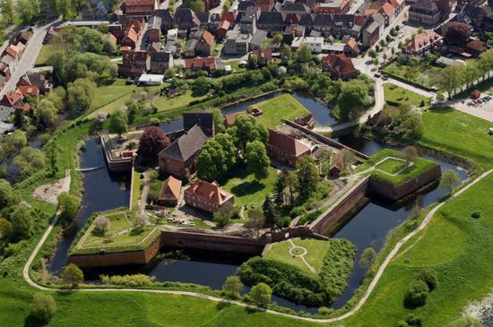 Die Festung von oben...