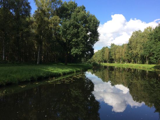 Und weiter in schöner Landschaft