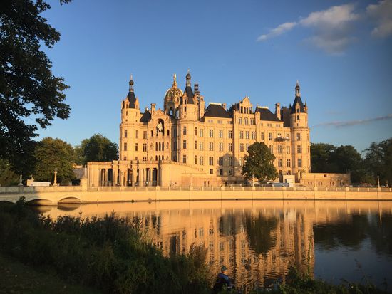 Schloss in der Abendsonne