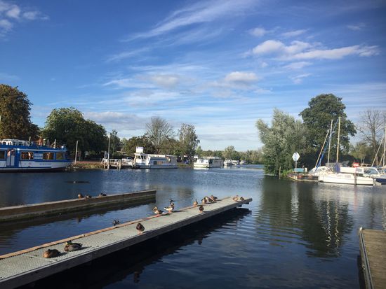 Rechts gehts in unseren Hafen und endlich lässt sich die Sonne mal wieder blicken