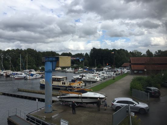 Unser Hafen von oben