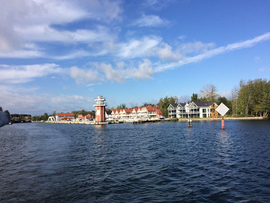 Blick zurück auf die Einfahrt von Plau