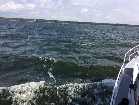 Schwere See auf dem Kölpinsee