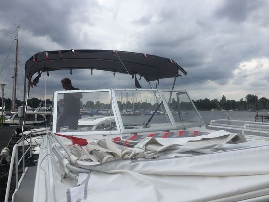 Das Dach wird angepasst