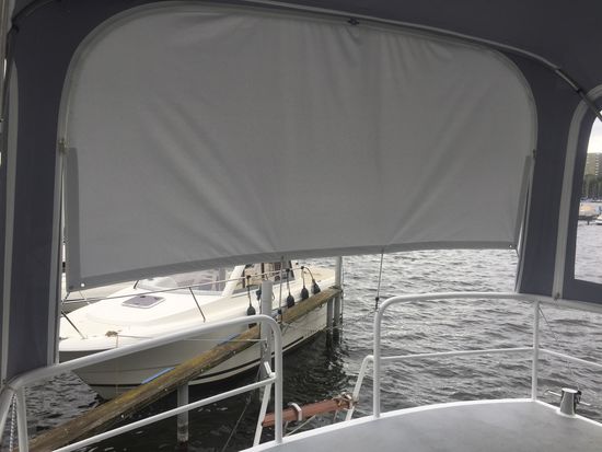 Sonnenschutz am Heck