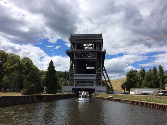 Ausfahrt bzw. Blick zurück